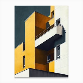 Modern Architecture Minimalist 9 Canvas Print