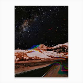 Retro Vintage Space Galaxy Canvas Print