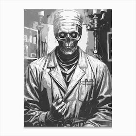 Doctor Fear Canvas Print