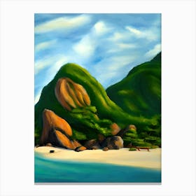 Seychelles Beach Canvas Print