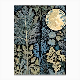 William Morris Moonlight In The Forest 46 Canvas Print