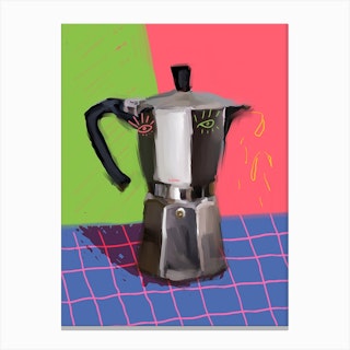 How to Paint a Moka Coffee Pot with Acrylics