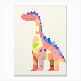 Nursery Dinosaur Art Carnotaurus Canvas Print