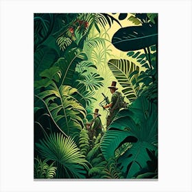 Jungle Adventure Botanical Canvas Print