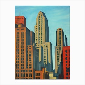 American Cityscape Canvas Print