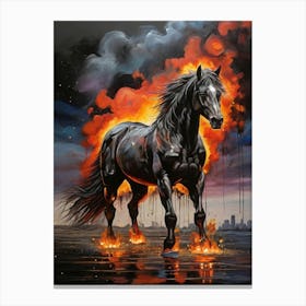 Fire Horse Canvas Print