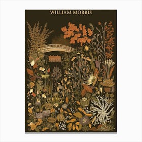 William Morris - Garden Art Canvas Print