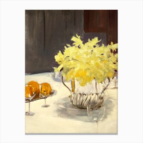 Daffodil Study Canvas Print