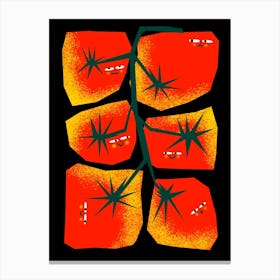 Tomatoes And Vine Canvas Print