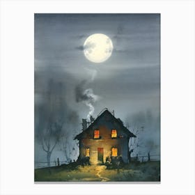 Haunted House Canvas Print