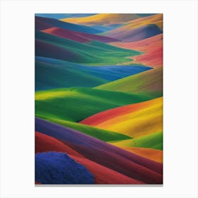 Rainbow Hills Canvas Print