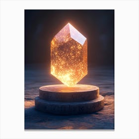 Mystical Crystal Canvas Print