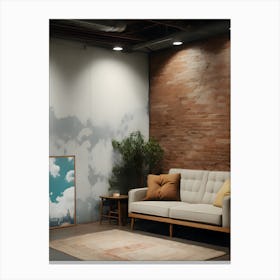 Modern Living Room Canvas Print