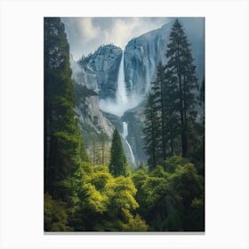 Waterfall Forest (29) Canvas Print