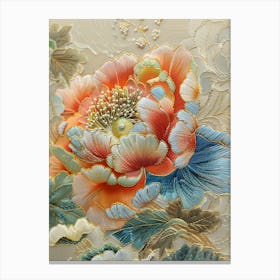 Chinese Flower Painting 50 Canvas Print