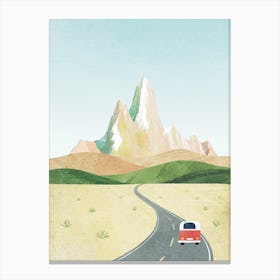Road To Monte Fitz Roy Canvas Print