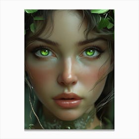 Green Eyes Canvas Print