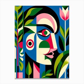 Woman'S Face 2 Canvas Print