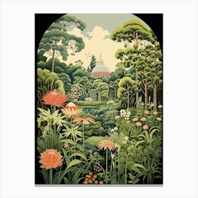 Birmingham Botanical Gardens Usa Henri Rousseau S Style 3  Canvas Print