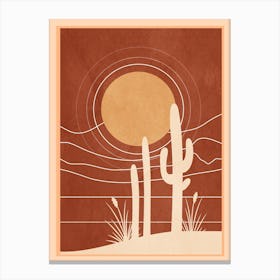 Desert Design 3 Canvas Print