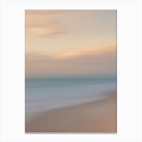 Beach At Sunset Canvas Print