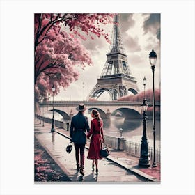 Paris Eiffel Tower 21 Canvas Print