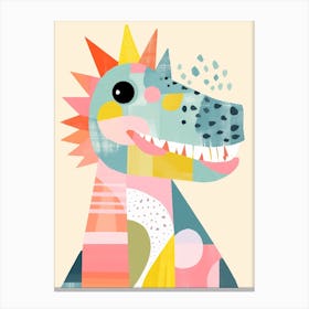 Colourful Dinosaur Scelidosaurus 3 Canvas Print