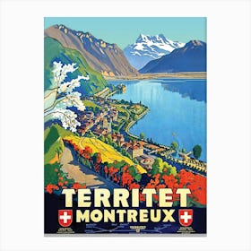 Montreux, Switzerland Canvas Print