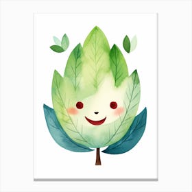 Friendly Kids Artichoke 1 Canvas Print