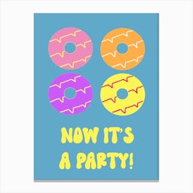 Party Rings Canvas Print