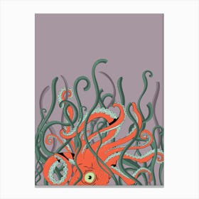 Asian Octopus Canvas Print