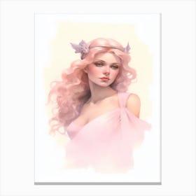 Aphrodite Watercolour 3 Canvas Print