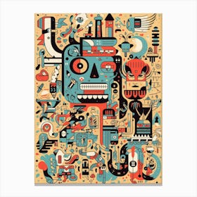 Doodle Art Canvas Print