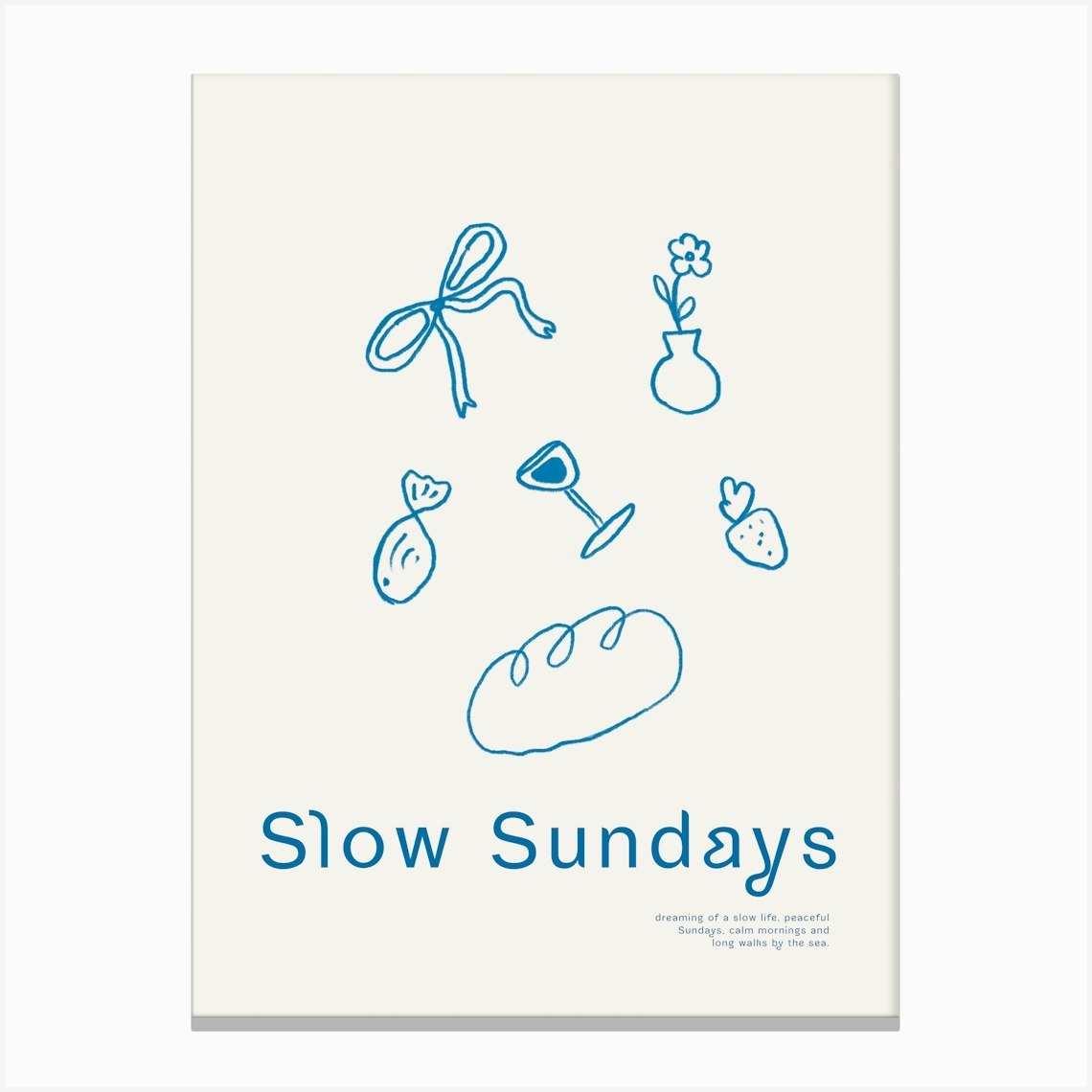 Slow sundays Canvas Print by Treechild