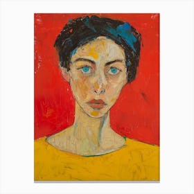 Portrait Of A Woman 600 Canvas Print