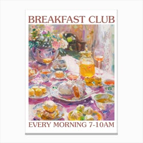 Breakfast Club Dim Sum 4 Canvas Print