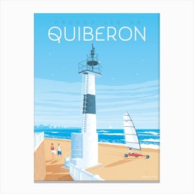 Quiberon Bretagne France Canvas Print