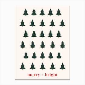 Merry & Bright Canvas Print