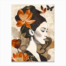 Asian Woman 1 Canvas Print