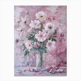 A World Of Flowers Cosmos 2 Painting Canvas Print