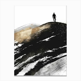 Man On A Hill Canvas Print