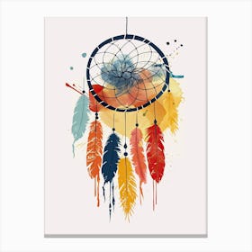 Dream Catcher, Organic Shapes Canvas Print