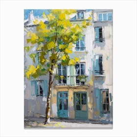 Paris Street Scene Canvas Print