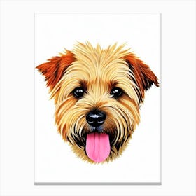 Cairn Terrier Illustration dog Canvas Print