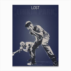 Lost Mike Shinoda And Chester Bennington Linkin Park Canvas Print