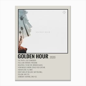 Golden Hour 2020 Poster Canvas Print