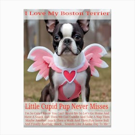 Cupid Pup ~Reimagined 3 Canvas Print