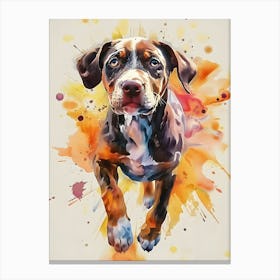 Dog Painting Canvas Print