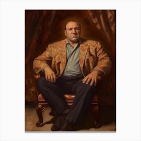 Gangster Art Tony Soprano The Sopranos 8 Canvas Print