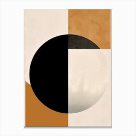 Whispers Of Beige Bauhaus Canvas Print